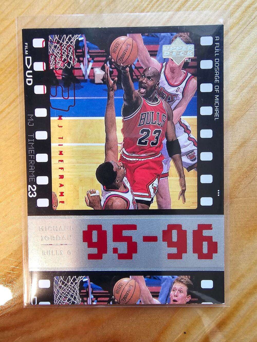 Michael Jordan 1998 Upper Deck Timeframe #80 - Bulls - 95-96 - NBA
